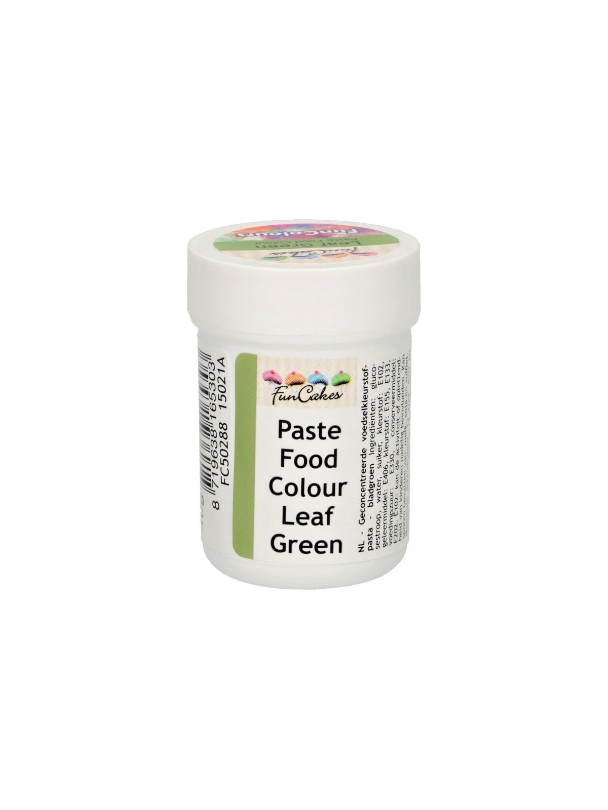 FunColours paste food colour -  leaf green - cup 30g
