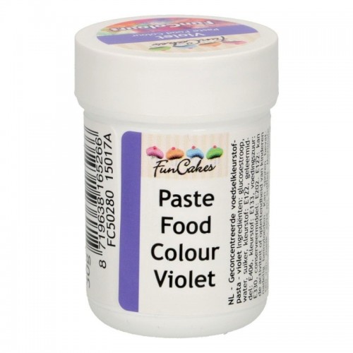 FunColours paste food colour - violet - cup 30g