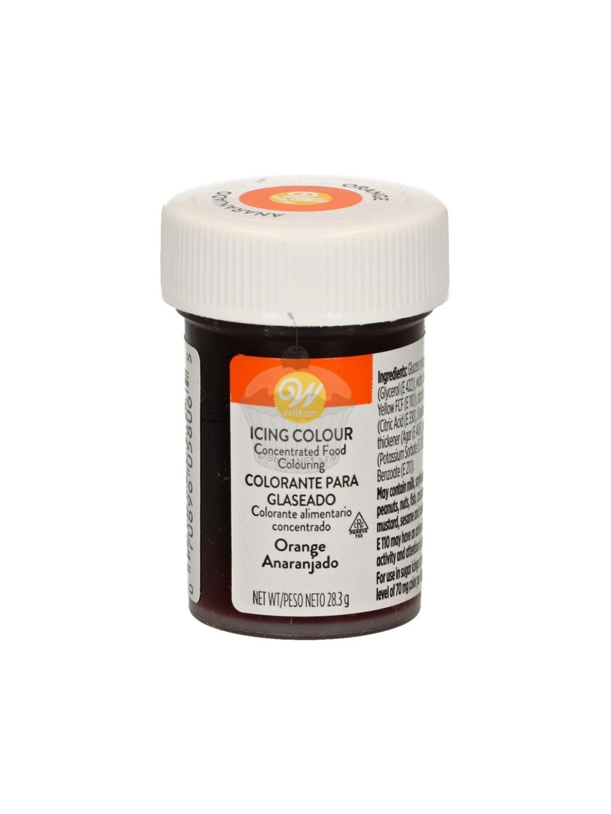 Wilton Gelfarbe Orange 28g - Orange