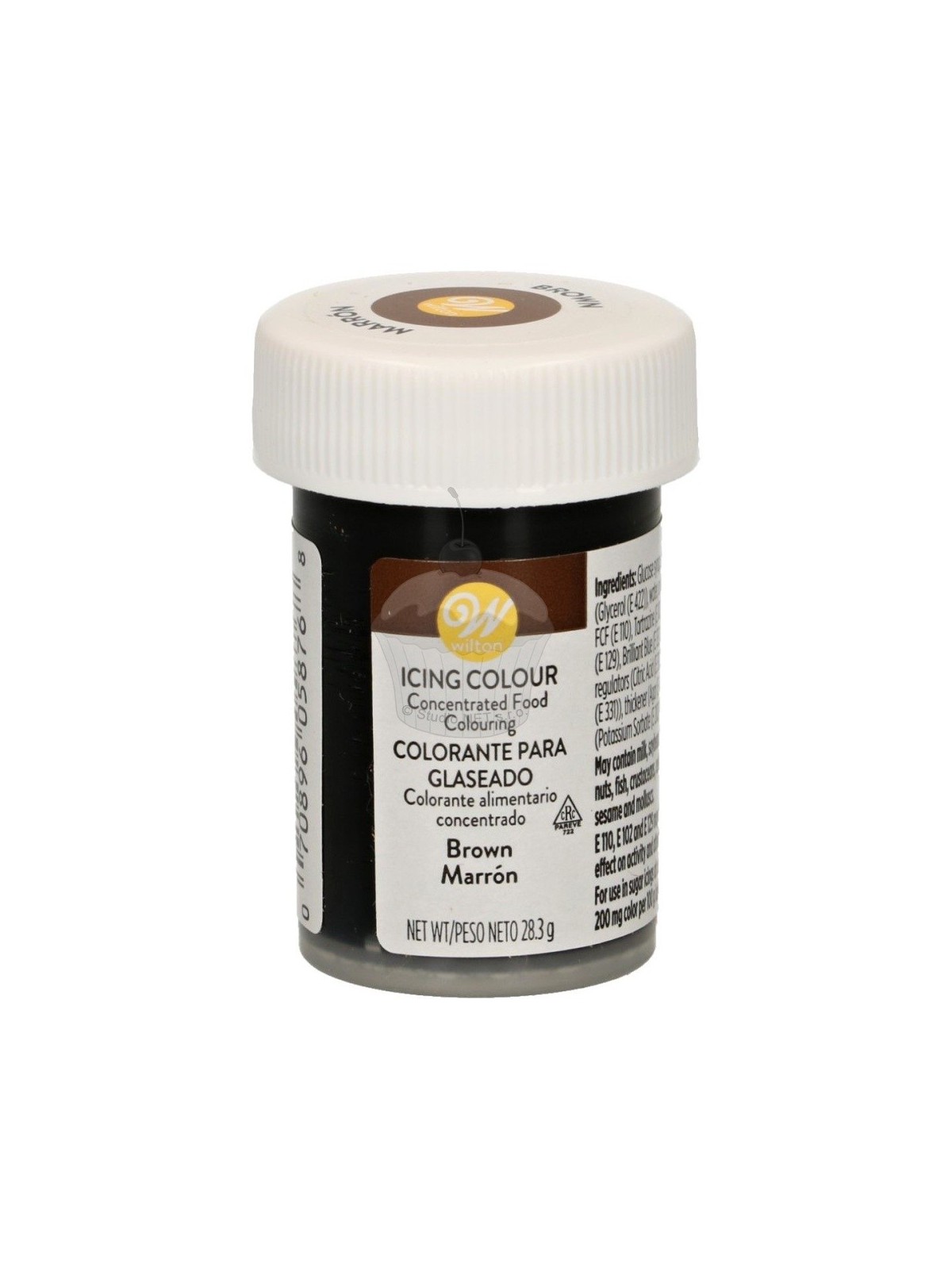 Wilton gel food coloring Brown 28g - brown