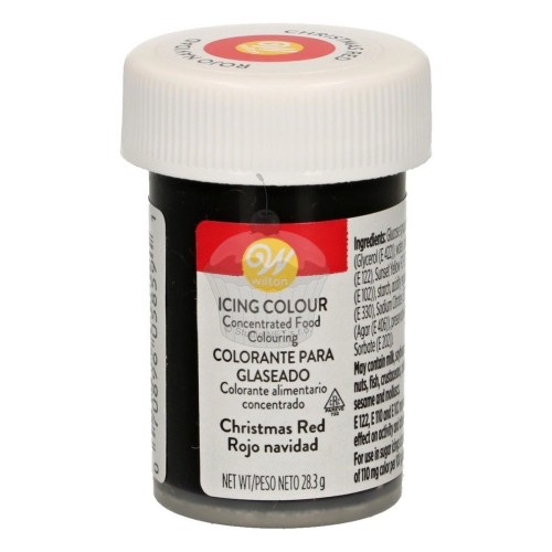 Wilton Gel Colour Christmas Red 28g - Christmas Red