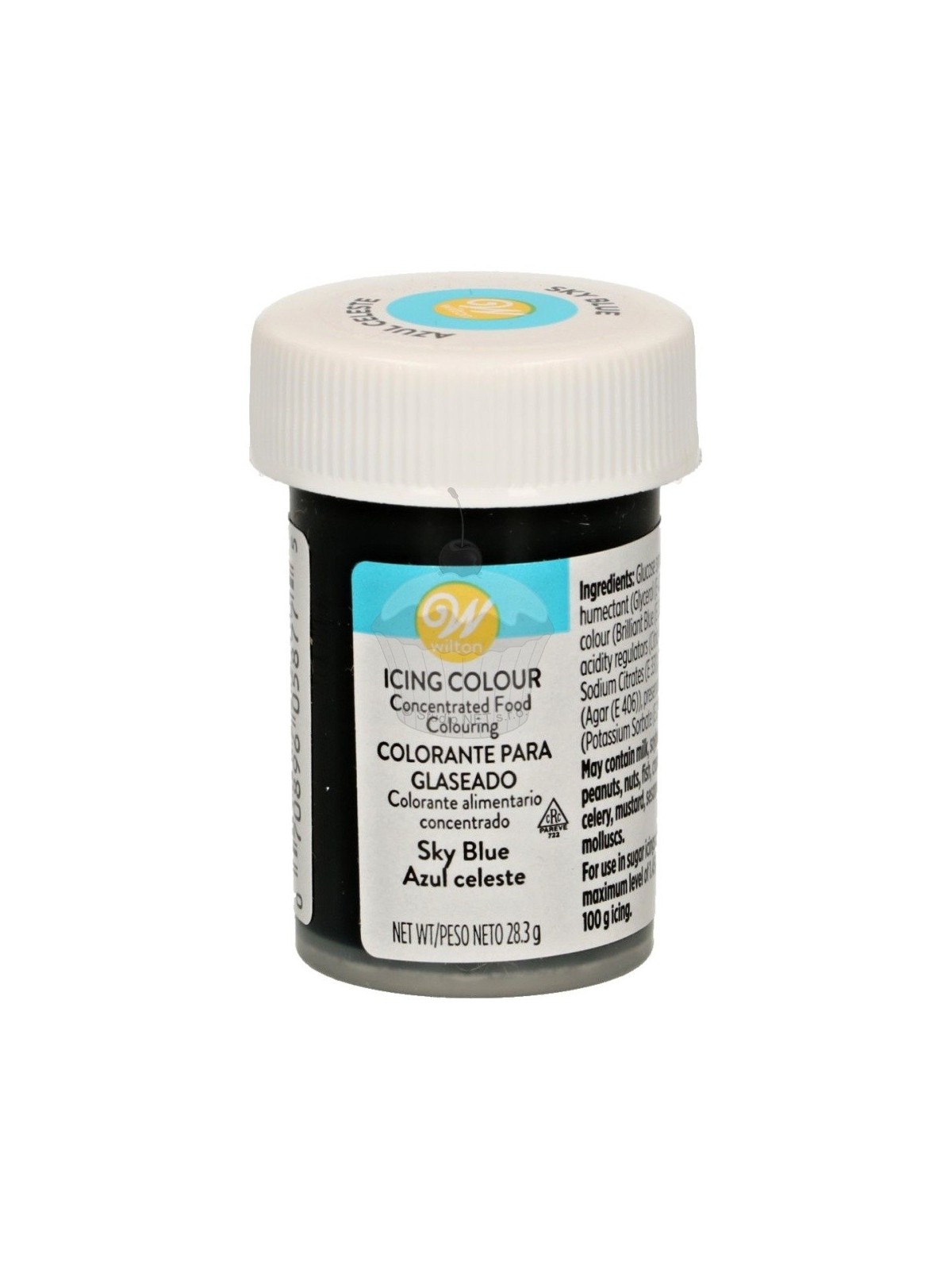 Wilton Gel-Farbe Himmelblau 28g - Himmelblau.