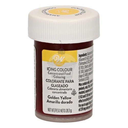 Wilton Icing Color Golden Yellow - goldgelb Gel 28g