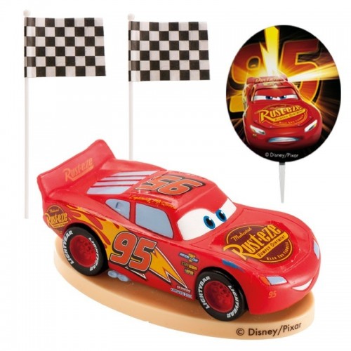 Decorative figurine - Cars - Lightning McQueen 1+ 3