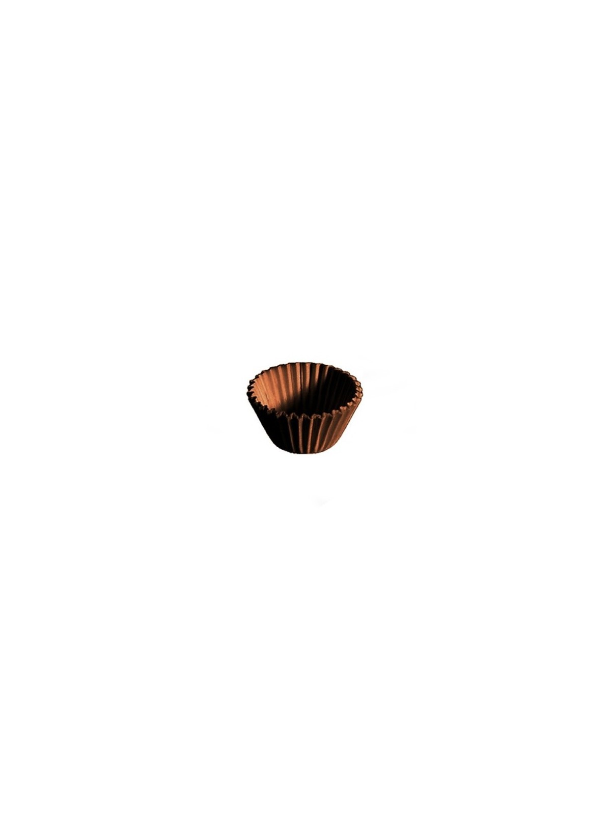 Konditorwaren MINI Körbchen 2,4 x 1,8cm - BRAUN - 100 Stück.