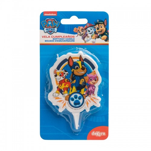 Decorative cake candle - PAW Patrol - paw - 1 piece