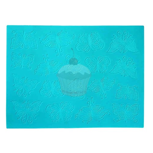 Silicone stencil for edible lace - Butterflies 18