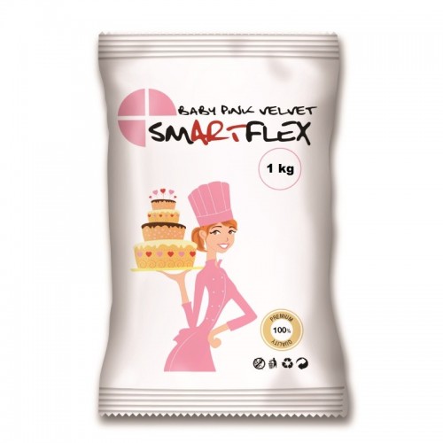 Smartflex Baby pink velvet 1kg - covering material