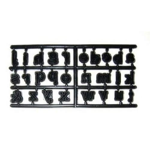 Cutters patchwork - alphabet - lowercase 27pcs