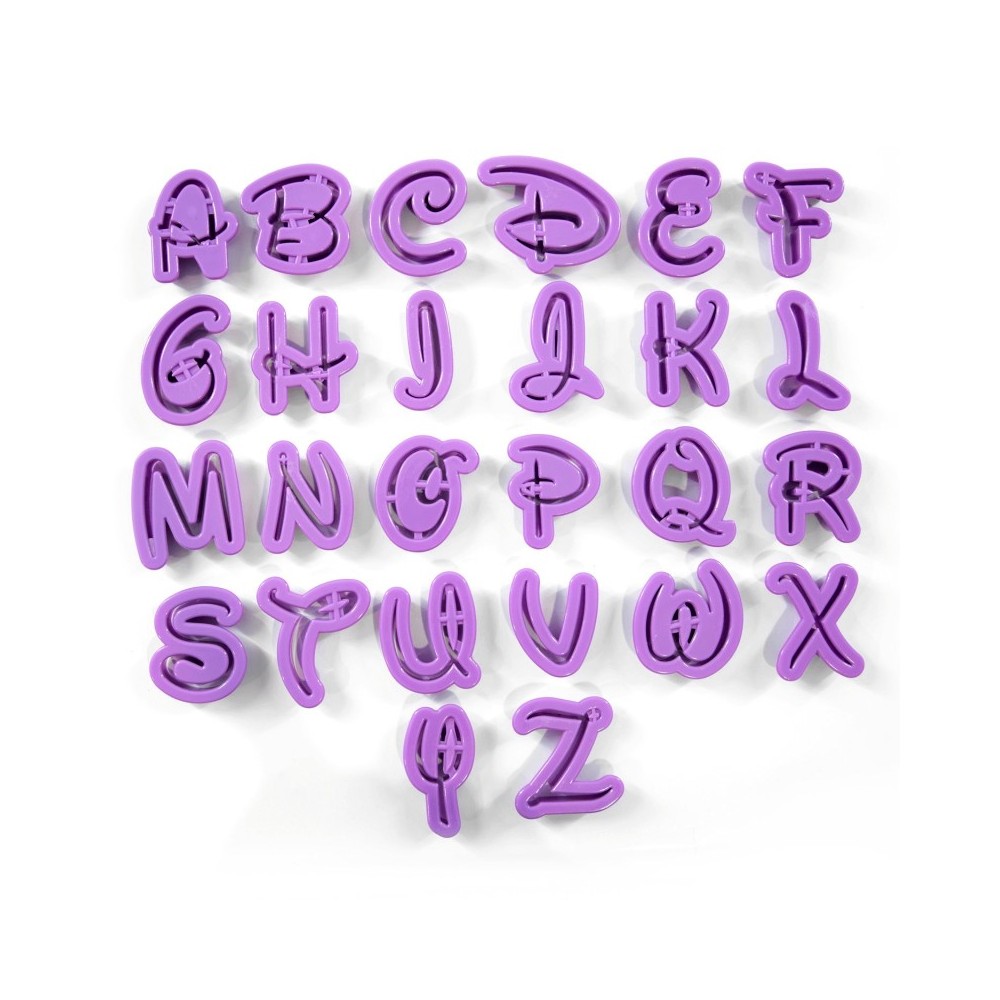 Cutters Big Alphabet - Disney Schrift 26St