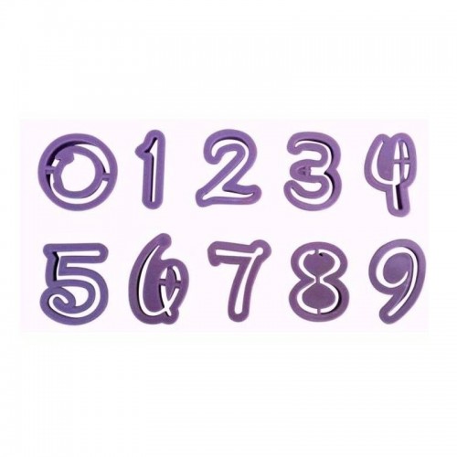 Cutters numbers - Disney font 10pcs