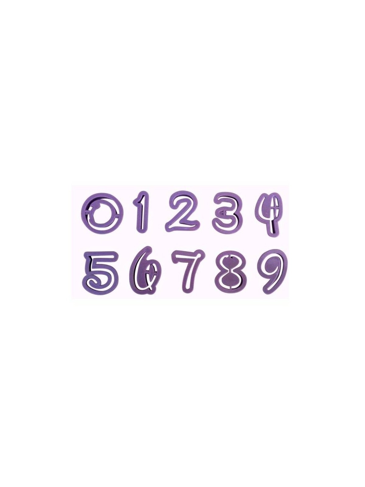 Cutters numbers - Disney font 10pcs