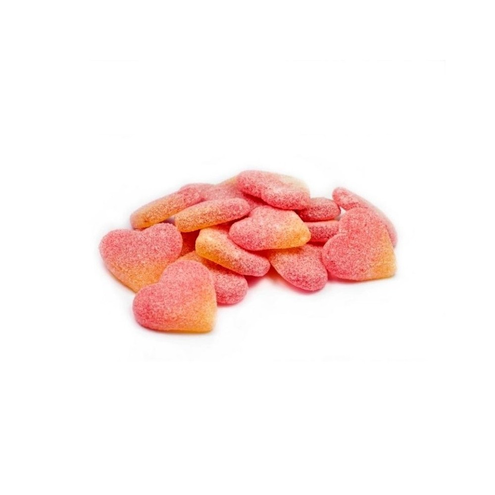 Jelly - peach hearts - 200g