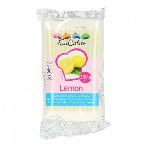 FunCakes Special Edition Flavoured Fondant - Lemon  -250g