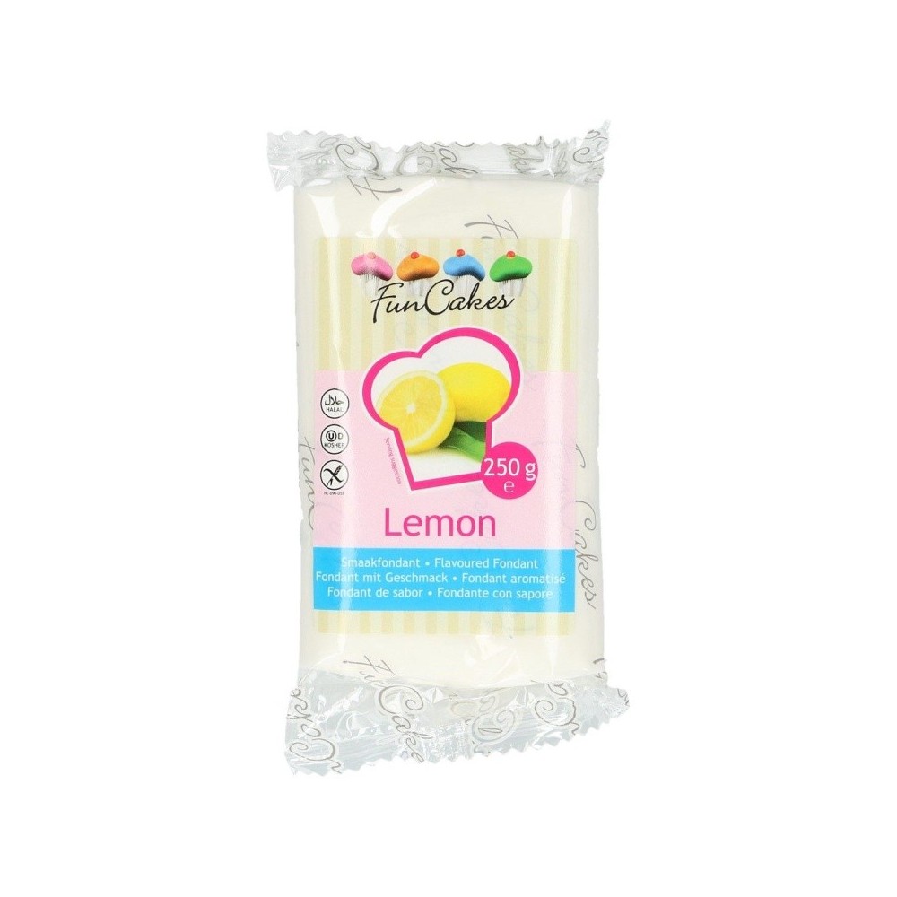 FunCakes Special Edition Flavoured Fondant - Lemon  -250g