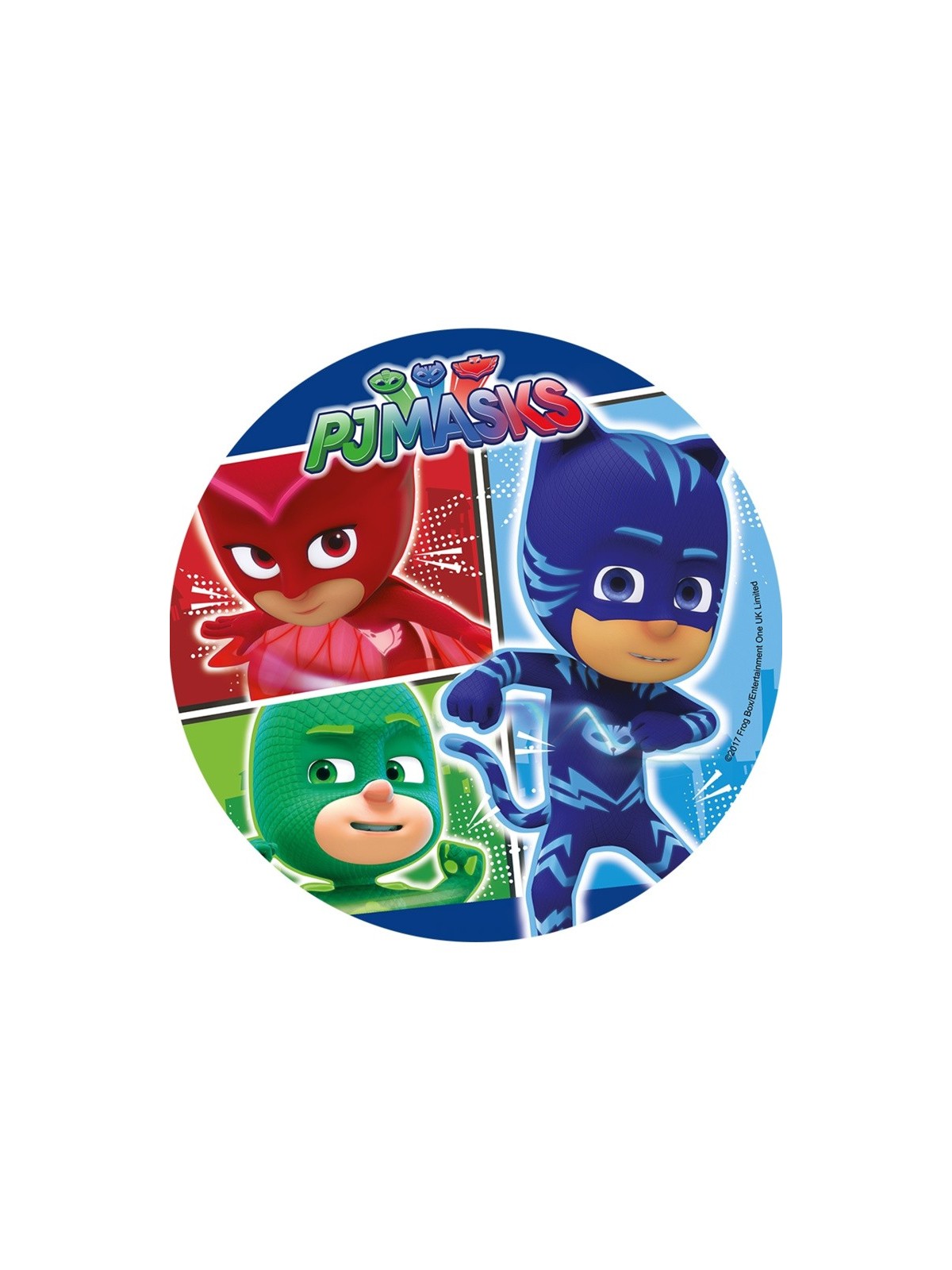 Edible paper round - PJ Masks - design 4.