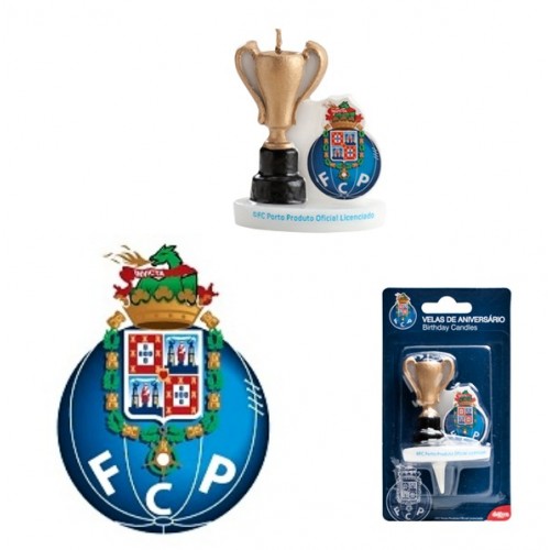 Dekorationsgeburtstagskerze - F.C. Porto - 7,5cm