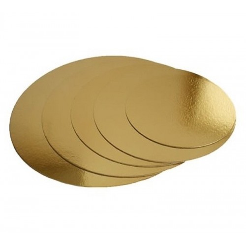 Tortenplatten in gold  round 40cm