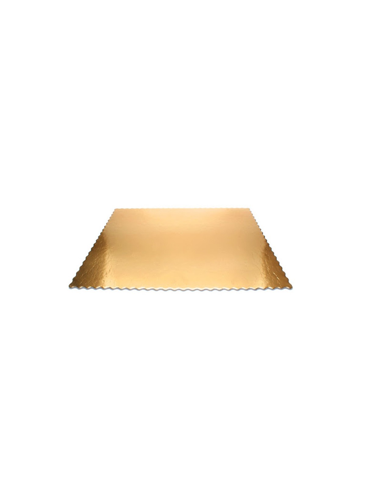 Feste Tortenplatten  Gold / Schwarz - RECHTECK 46 x 36 cm