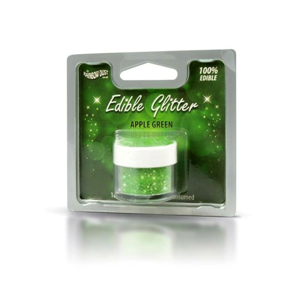 RD Edible Glitter - Apple green 5g