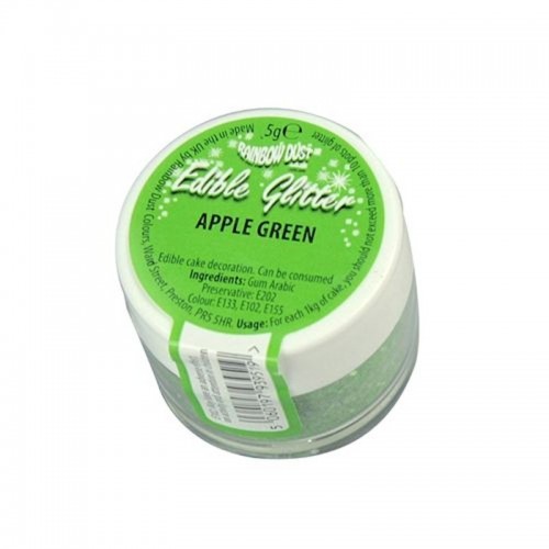 RD Edible Glitter - Apple green 5g