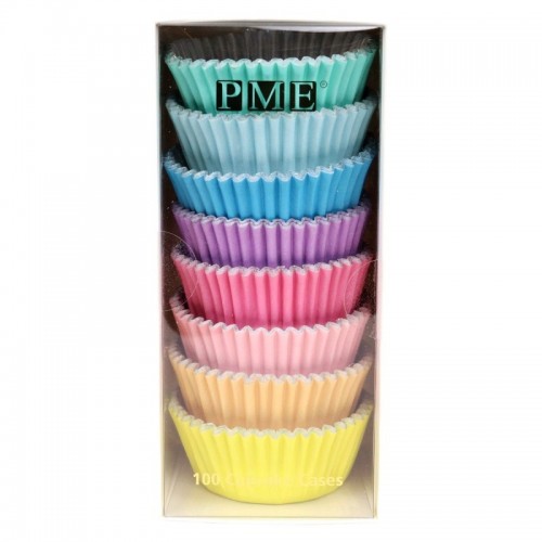 PME Baking cups - pastel colour - 100pcs