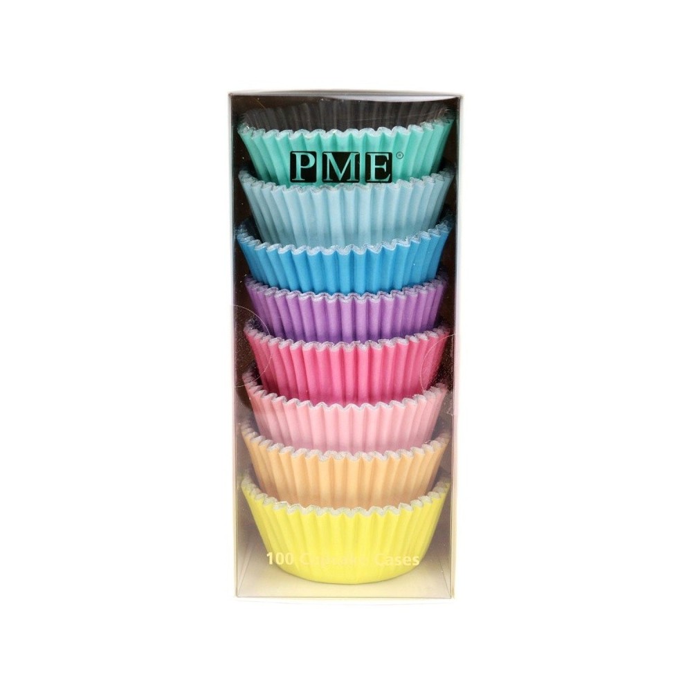 PME Baking Cups - Pastellfarbe - 100stück