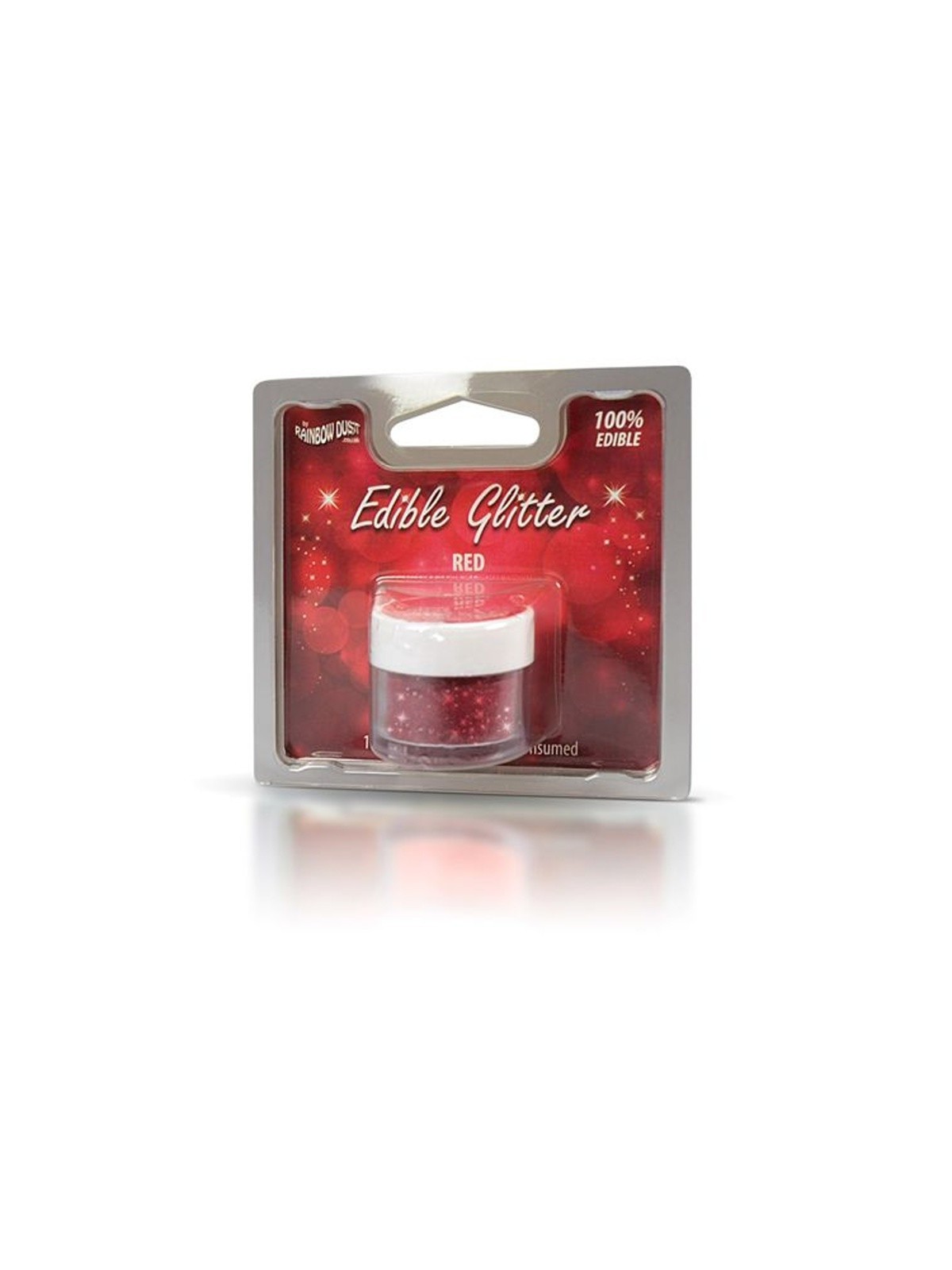 Essbarer Glitzer - Rot - 5g