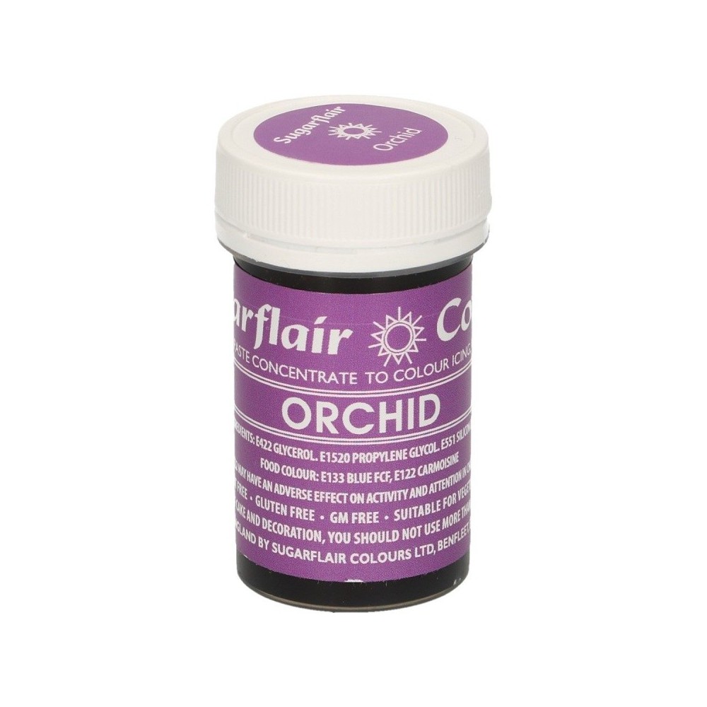 Sugarflair paste colour - gel colour - Orchid 25g