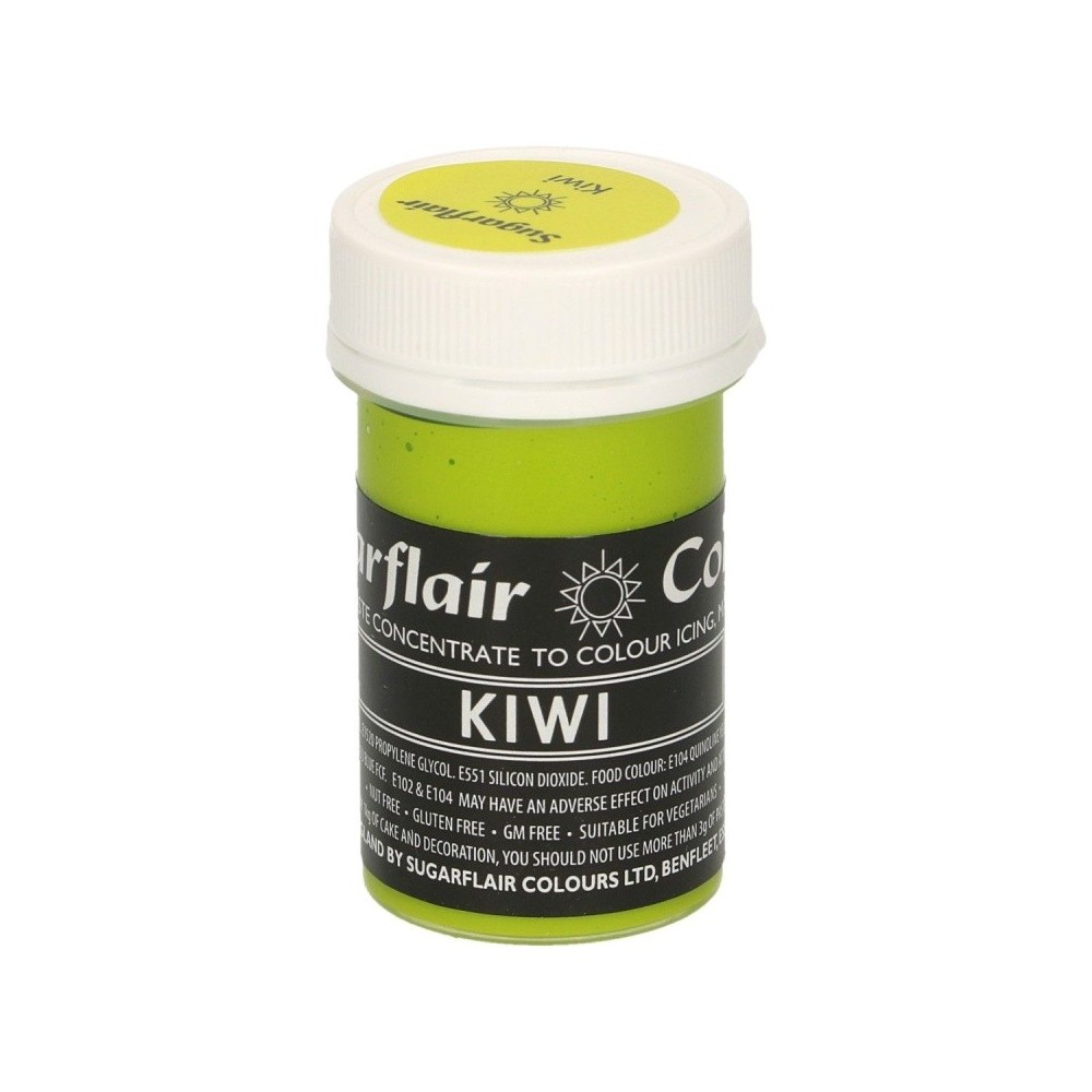 Sugarflair paste colour - Kiwi 25g