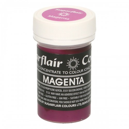 Sugarflair Paste Farbe - Gelfarbe - Magenta 25g