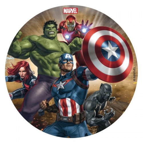 Dekora - fondant sheet - Avengers 16cm