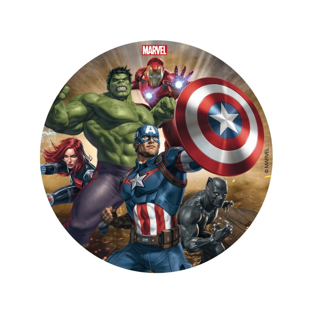 Dekora - fondant sheet - Avengers 16cm