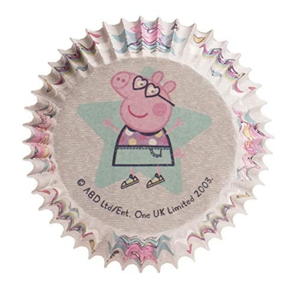 Dekora  Baking Cups - Peppa Pig - hellgrün - 25Stück