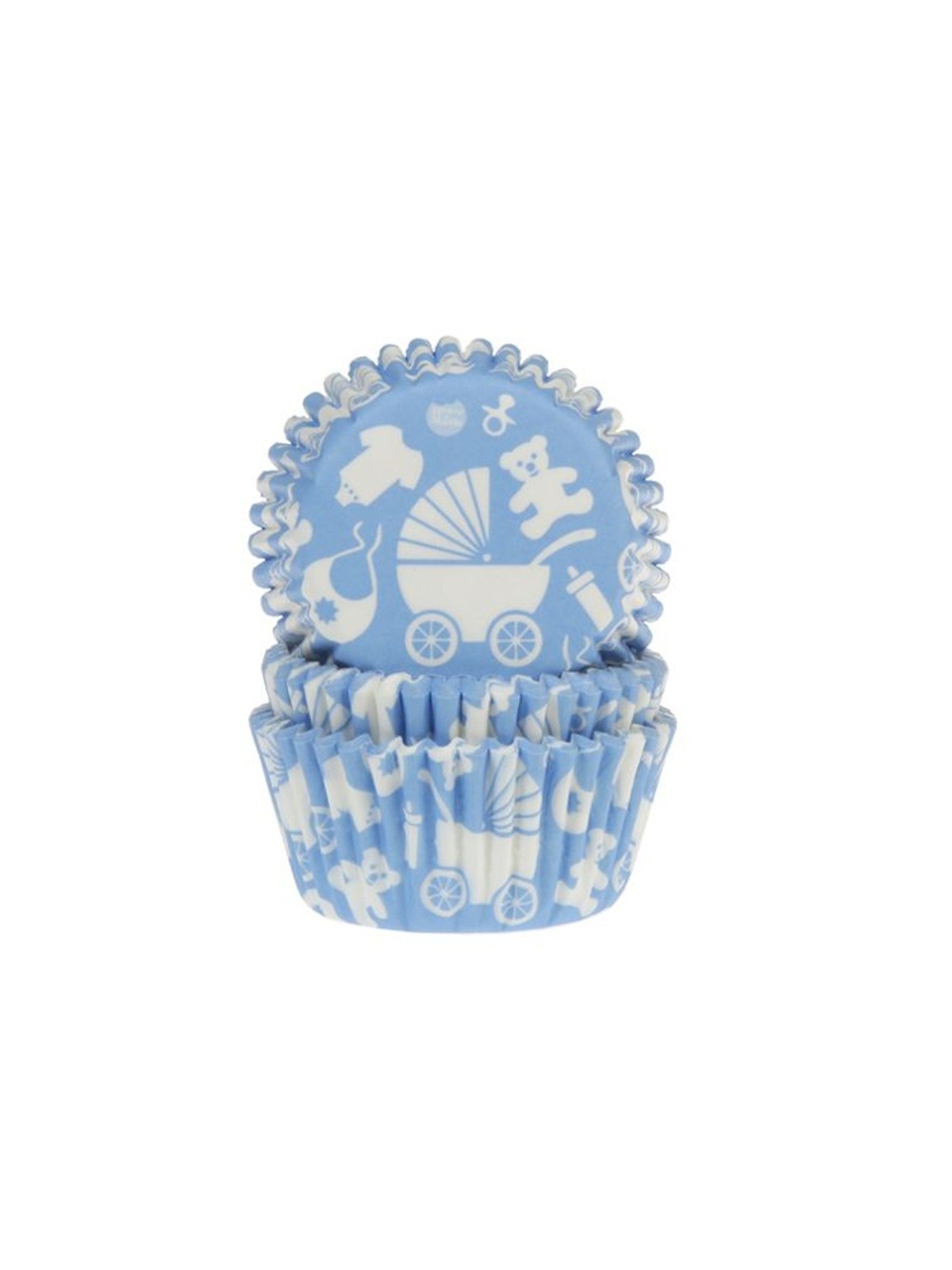 HoM pastry baskets - baby - blue - 50pcs