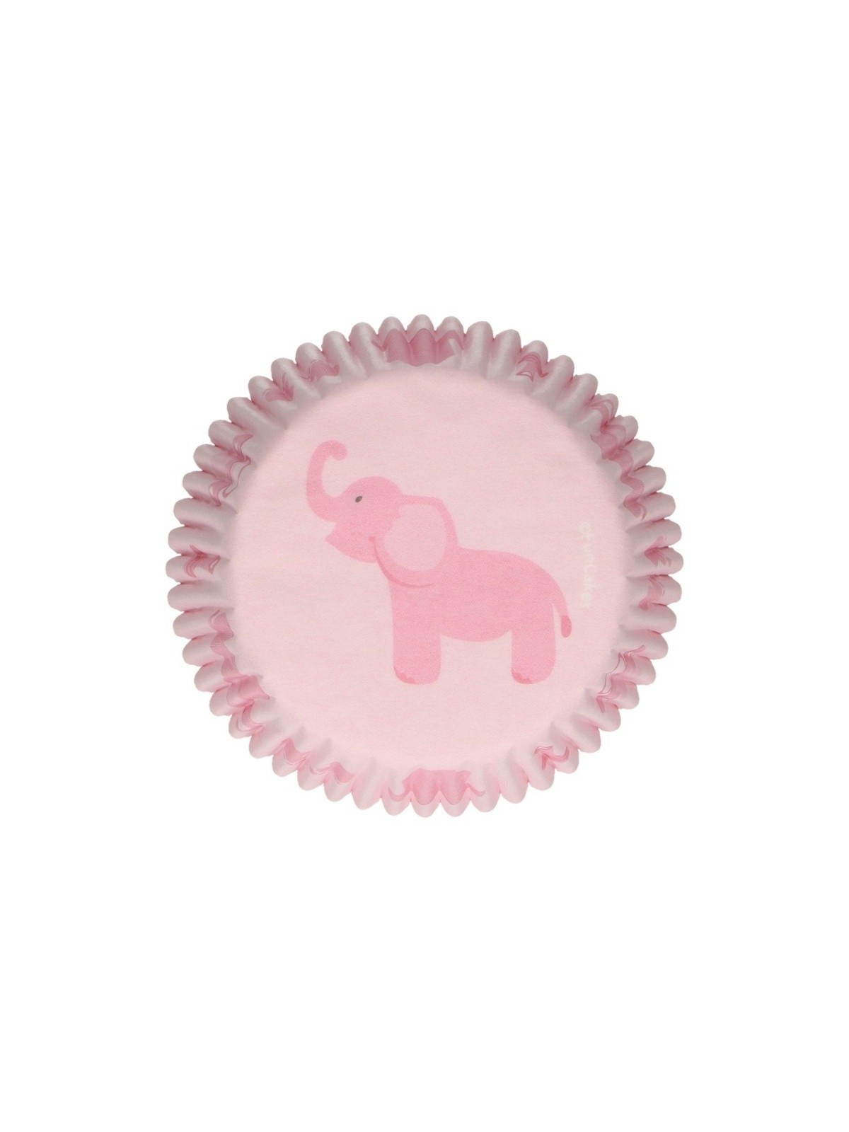 FunCakes  Baking Cups - Elefant - Pink - 48 Stück