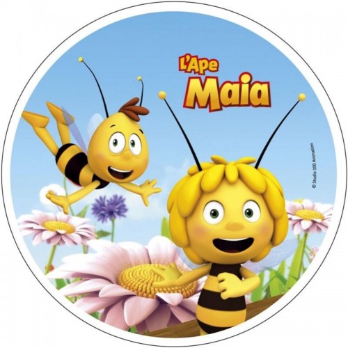 Wafer Sheet  Round - Die Biene Maja und Willi