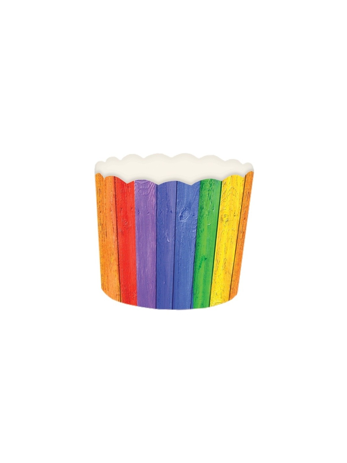 Muffin basket solid - carnival - 24 pcs