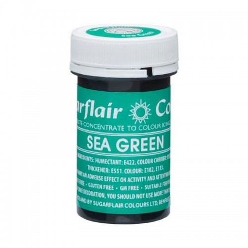 Sugarflair paste colour - Sea green  25g