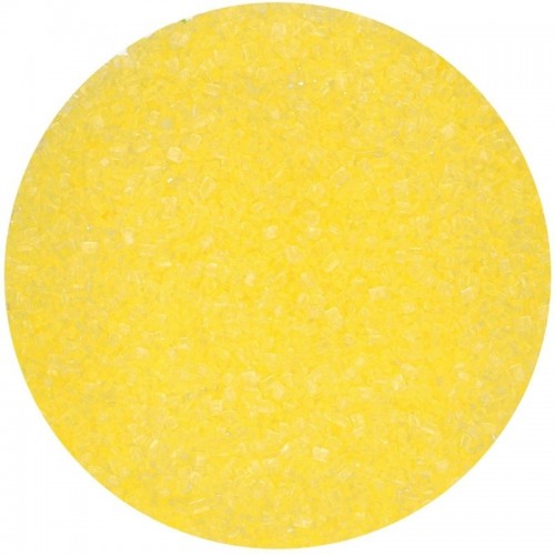 DISCOUNT: FunCakes Decorative Sugar - Yellow - 80g