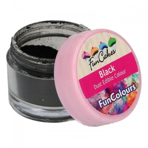 FunCakes Edible  Dust - black - schwarz - 1,5g