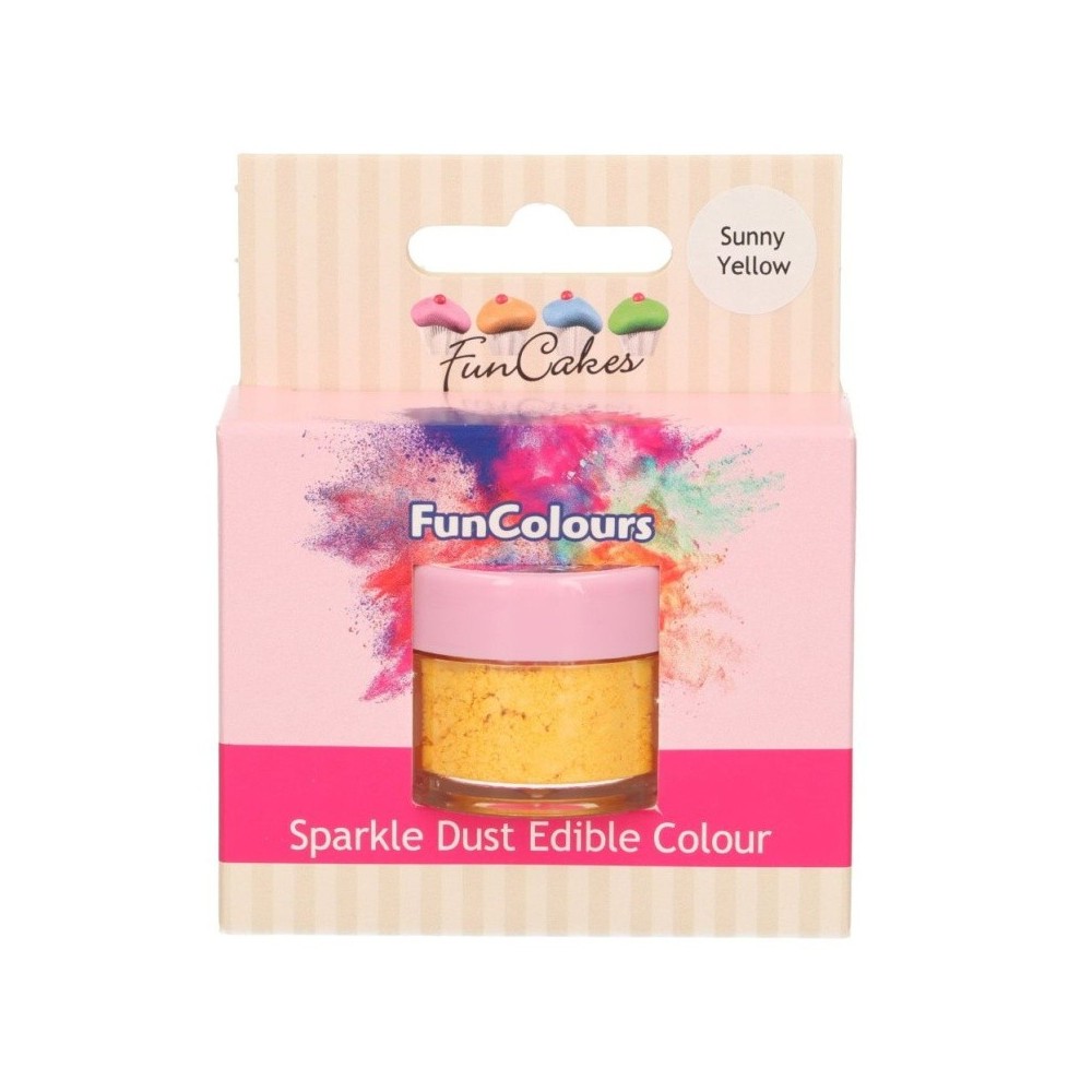 FunColours Sparkle Dust -  Sunny Yellow 1,5g