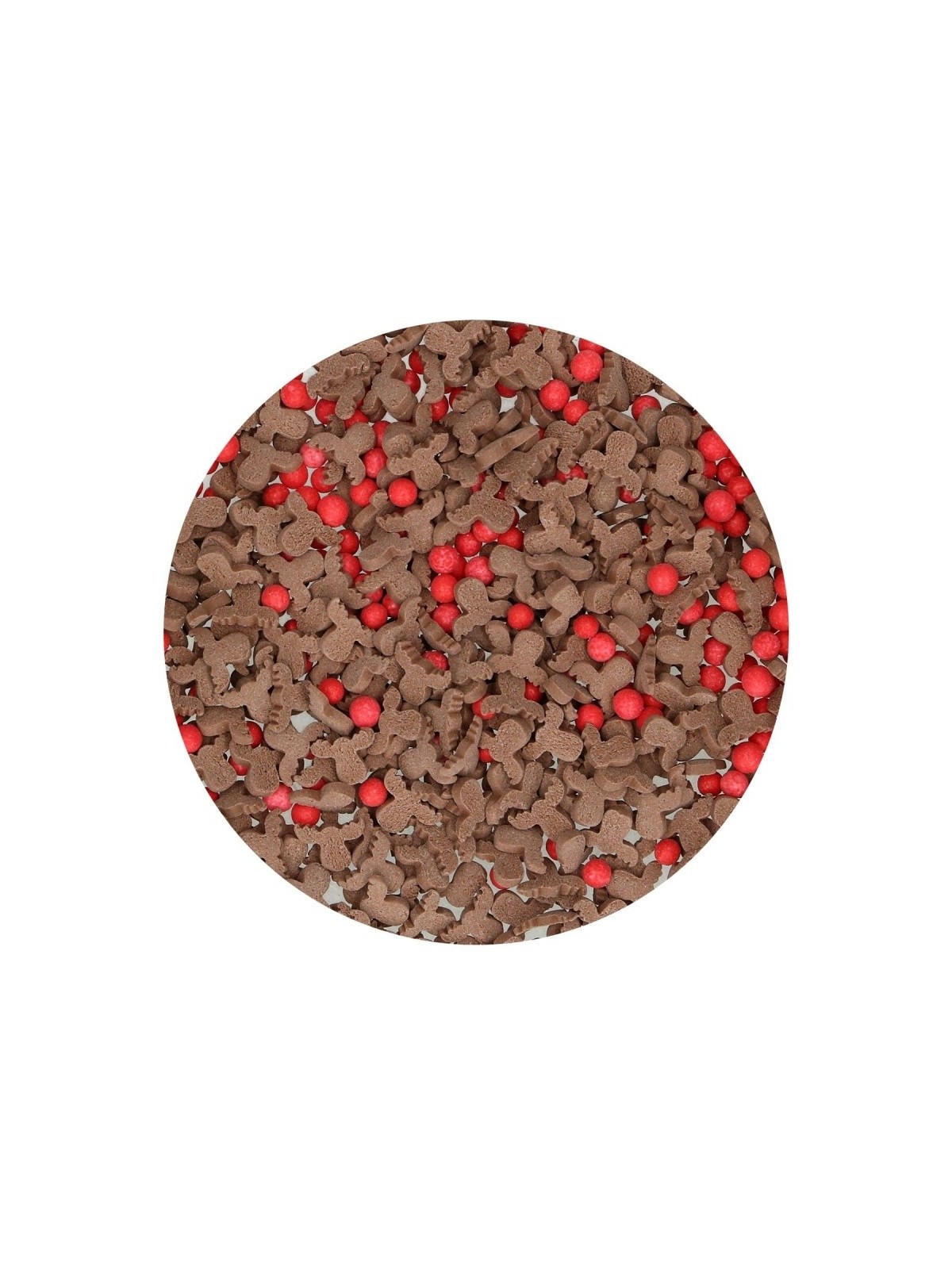 FunCakes Sugar Sprinkles Reindeer Mix - Mini Reindeers - 55g