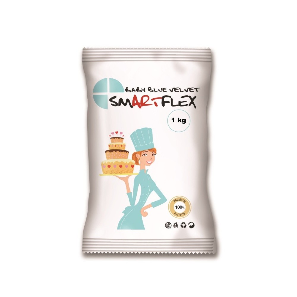 Smartflex Baby Blue Samt 1kg - Bezugsmasse