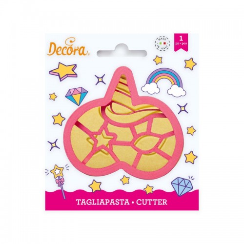 Decora set of cookie cutters - unicorn mask 1 piece