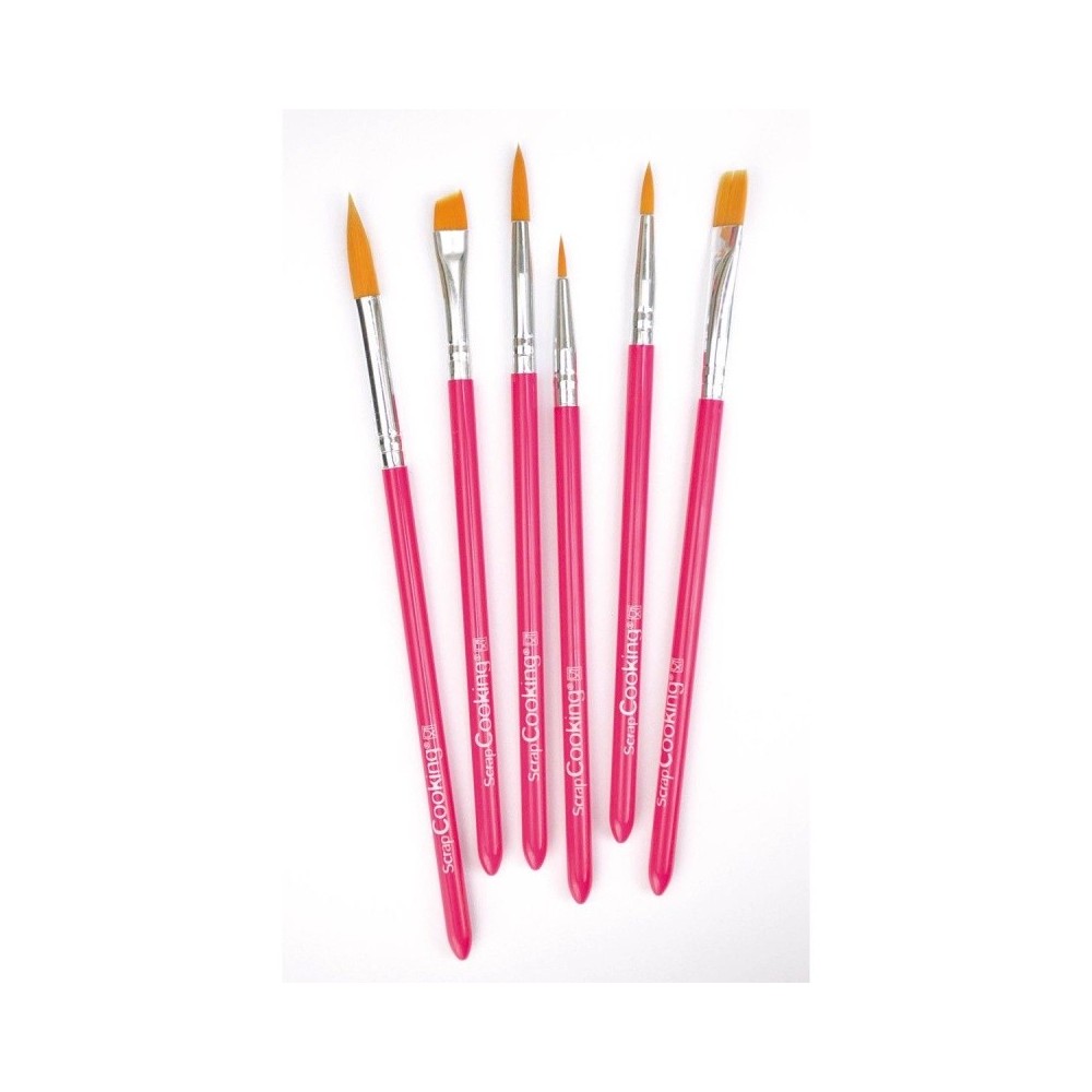 SCRAPCOOKING set of brushes 6pcs