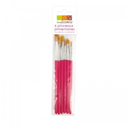 SCRAPCOOKING set of brushes 6pcs