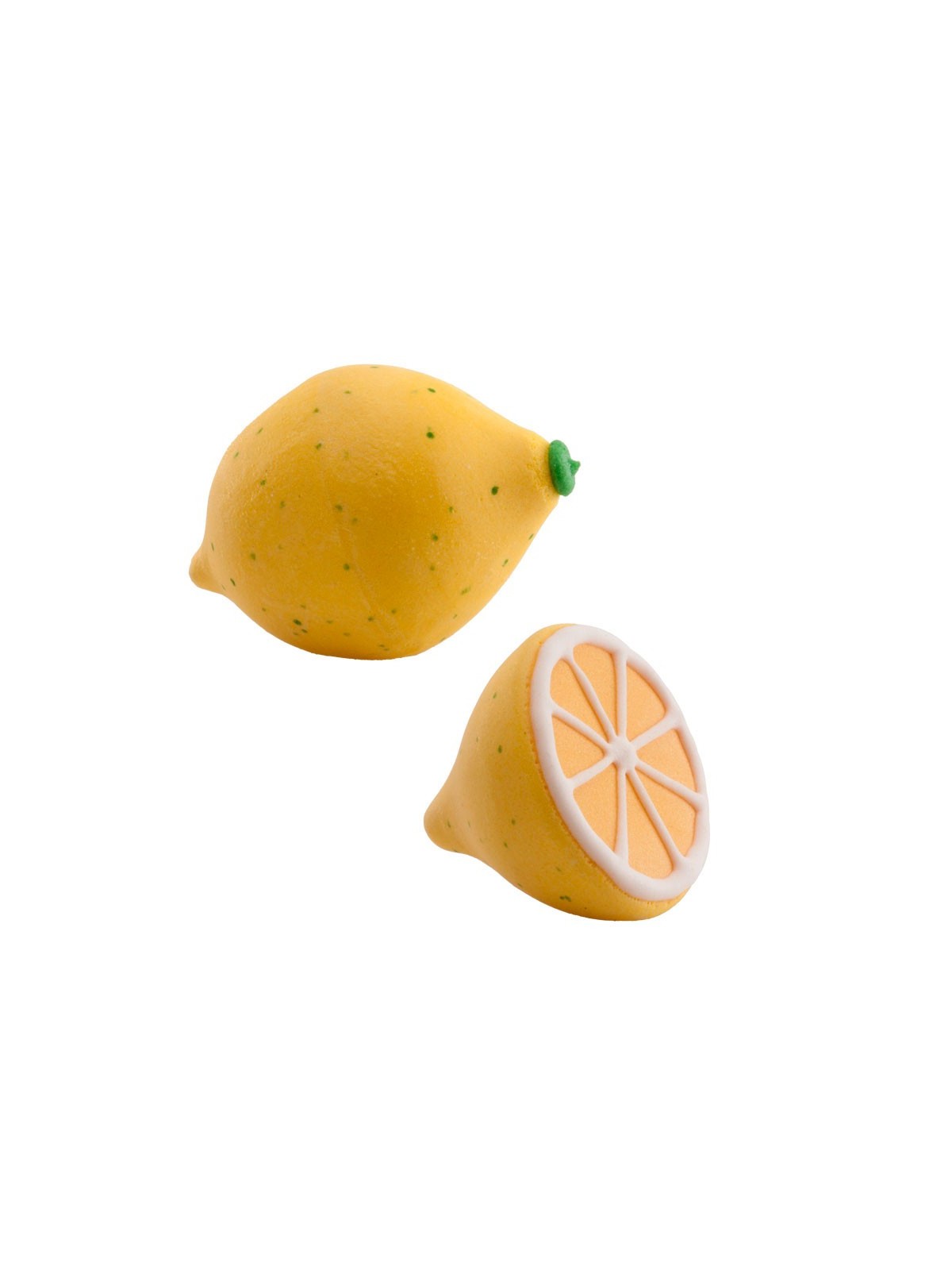 Dekora Zuckerdekoration 3D - Zitrone - ganz / halb - 2St