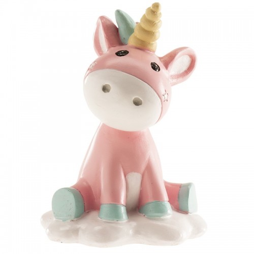 Dekofigur - Geburt eines Babys - Einhorn 10cm